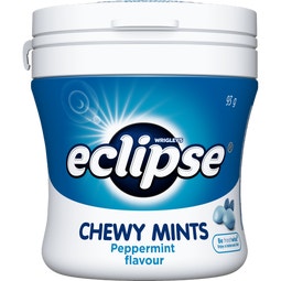 ECLIPSE PEPPERMINT Flavoured Chewy Mints Bottle 93 g image