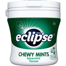 ECLIPSE SPEARMINT Flavoured Chewy Mints Bottle 93 g image