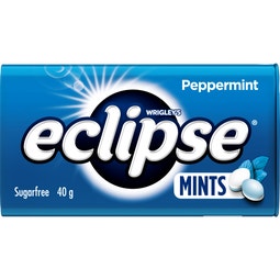 ECLIPSE PEPPERMINT Sugarfree Mints Tin 40 g image