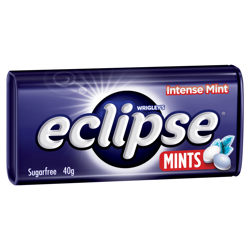 ECLIPSE PEPPERMINT Sugarfree Mints Tin 40 g Eclipse Mints