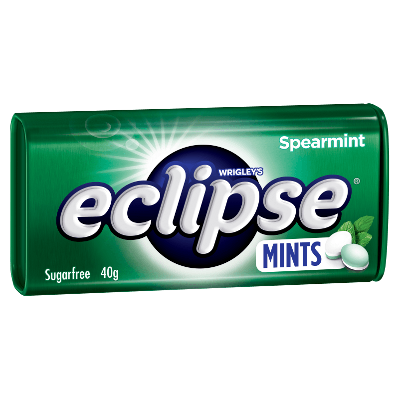 Eclipse Spearmint Sugar Free Mints Tin 40g Eclipse Mints